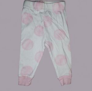 Pink Polka Dot Kids Pajama Bottoms